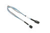 Picture of Supermicro CBL-SAST-0508-01 Internal Mini-SAS to Mini-SAS HD 50cm w/SB, 30AWG