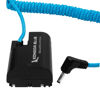 Picture of KONDOR BLUE | DC 1.35/3.5 to Canon LPE6 Dummy Battery Cable | Blue