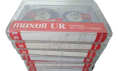 Picture of Maxell UR-90 Blank Audio Cassette Tape - 8 Pack