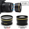 Picture of Essential 58mm Accessory Kit for Canon EOS Rebel T7i T6i T6S T5i T5 T4i T3i T3 T2i EOS 80D, 70D 77D EOS 60D 5D 5D Mark III, EOS 1200D 1100D 100D SL1 EOS M3 M2 M Xsi XTi XT