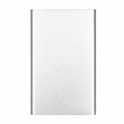 Picture of External Solid State Drive 2TB, Portable Solid State Drive USB 3.0 External Storage Suitable for PC, Laptop, Xbox one, Mac (2TB, Silver)