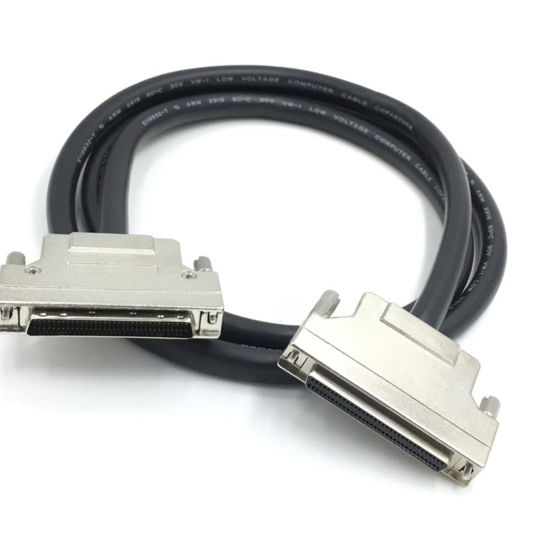 Picture of RIKYJIC SCSI 68-Pin Male to Female Extension Cable HPDB68 Data Line 1M Length