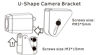 Picture of RYDEEN BRK01 - Mounting Brackets for Miny Style Cube Cameras with Necessary Screws (can use for CM-AHD1)