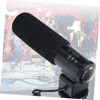 Picture of UKCOCO Mic for Camera Mic for Camera Interview Microphone Interview Mic DSLR Microphone Black Video Camera Noise Reduction Interview Microphone for Camera Noise Cancelling Camera Mic
