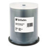 Picture of Verbatim CD-R Printable Recordable Disc, 700 MB, 52x, Spindle, White, 100/Pack