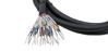 Picture of CompuCablePlusUSA.com Best Industrial Serial DB37 D-Sub 37 Pin RS232 Serial Cable with Bare Wire - 28 AWG with Black PVC Jacket. (10 Feet, Female)