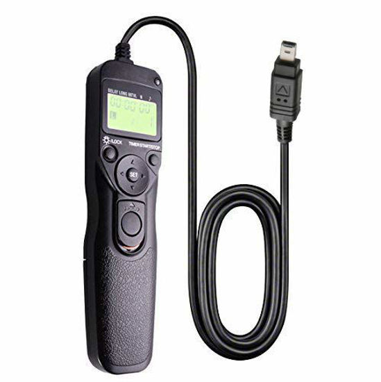 Picture of Foto&Tech LCD Timer Shutter Release Remote Control Cord Compatible with Nikon D780 Z6 Z7 D7500 D750 D5600 D5500 D7200 D7100 D5200 D5100 D5000 D3300 D3200 D3100 D90, COOLPIX P1000