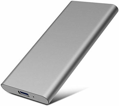 Picture of External 2TB SSD, USB 3.1 Type-C 540MB/s High-Speed Read Write Portable SSD External Hard Drive Mobile Solid State Drive (2TB, Red) (2TB, g) (2TB, g) (2tb, g) (2TB, 5)