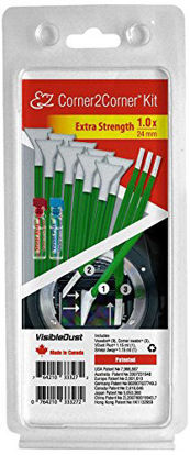 Picture of VisibleDust EZ Corner2Corner Extra Strength Kit with 1.0X Green MXD-100 Vswabs