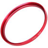 Picture of F-Foto F58-RED Protective Lens Filter, Slim Type, Red, Compatible with Various Companies, Thin, UV Protection Filter, Red Frame, 2.3 inches (58 mm), Red
