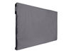 Picture of Covermates Outdoor Half TV Cover - Up to 70 Inches, Durable Polyester, Weatherproof, Dustproof, Draw Cord Closure, Outdoor TV Covers-Charcoal