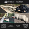 Picture of Sandbaggy Sandbags (14" x 26") | Military Grade | Protects Homes & Businesses from Flooding | Sand Bags Trusted by US Military & Forest Service (50, Beige)