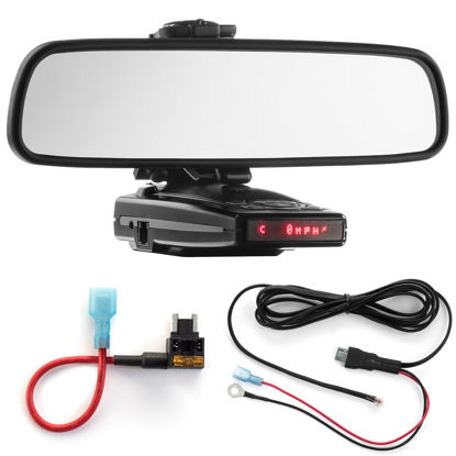 Picture of Radar Mount Mirror Mount + Direct Wire Power Cord + Micro Fuse Tap Escort 9500ix X50 8500 (3001501)