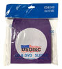 Picture of USDISC Paper Sleeves 100g Window, Flap, Purple, Pack of 1000