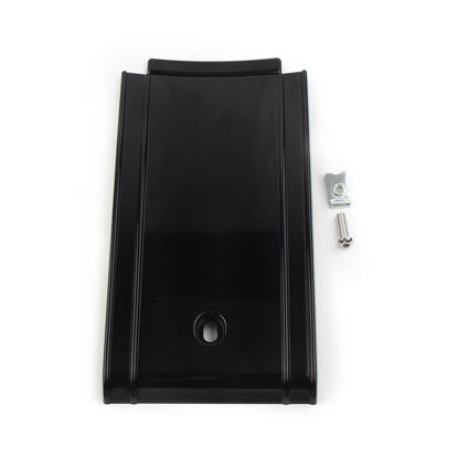 Picture of FSFY Motorcycle Black Lower Tank Dash Panel Extension Frame Cover Trim For Harley FLSTF FLST FLSTC FLSTN FLSTS FXST FXSTC