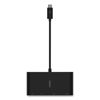 Picture of Belkin USB-C Multimedia Adapter, HDMI/Ethernet/USB-A/USB-C/VGA, 4.33", Black