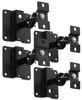 Picture of Mount-It! MI-SB03 Quad Low Profile Heavy Duty, Anti-Theft, Universal, Adjustable, Articulating, Hi-Fi Audio Media, 5.1 Channel Surround Sound, Satellite Speaker Ceiling and Wall Mount Brackets, Black,4 PCS
