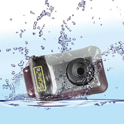Picture of DicaPac WP310 160x105mm Medium Alfa Waterproof Digital Camera Case with Optical Lens -Clear