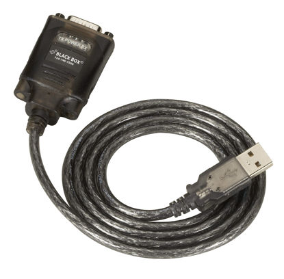Picture of Black Box USB to RS232 Converter, DB9, 1-Port