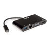 Picture of Rocstor USB-C MULTIPORT Adapter - Black HDMI 4K/ VGA/GBE/USB 3.0PORT Female