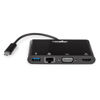 Picture of Rocstor USB-C MULTIPORT Adapter - Black HDMI 4K/ VGA/GBE/USB 3.0PORT Female