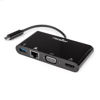 Picture of Rocstor USB-C MULTIPORT Adapter - Black HDMI 4K/ VGA/GBE/USB 3.0PORT Female