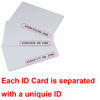 Picture of HWMATE Contactless 125Khz EM RFID Proximity ID Smart Entry Access Card for Access Control Time Attendance (100 Pack)