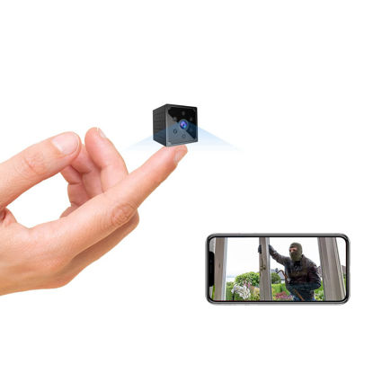 Picture of Spy Camera 1080P HD Wireless Wifi Hidden Camera Micro Mini Spy Cam With Live Feed App Long Bettery Life Smallest Security Cameras Portable Nanny Cam Baby Monitor With Night Vision Motion Detection