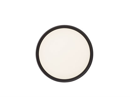 Picture of Heliopan 62mm KR1.5 (1A) Skylight Filter (706215) with specialty Schott glass in floating brass ring,Black