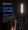 Picture of Spiffy by Spekular LED Light Wrap, Magnetic Portable LED Light Wand with 28 95-CRI LEDs & 5 Effects | for Photography, Videography, Content Creation | KYU-6 Bi-Color + Cold-Shoe Light Stand Adapter