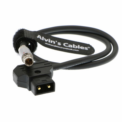 Picture of Alvin's Cables D-tap to Fischer 3 Pin Male Power Cable for CineTape Measure Control 45cm|18inches