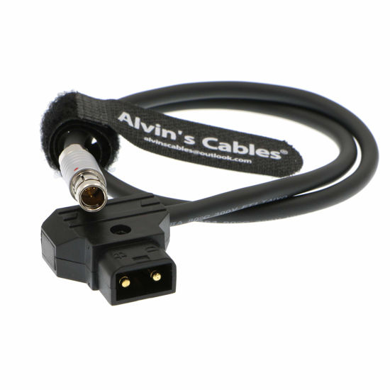 Picture of Alvin's Cables D-tap to Fischer 3 Pin Male Power Cable for CineTape Measure Control 45cm|18inches