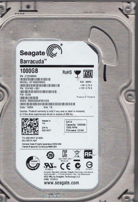 Picture of Barracuda 7200.14 ST1000DM003 3.5" internal hard drive - 1 TB