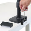 Picture of Ergotron - Low Profile Top Mount C-Clamp - Add-on for Low Profile Clamp Versions of LX Desk, MXV Desk and LX Dual Direct Monitor Arms - 18 to 25 mm, Matte Black