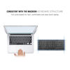 Picture of EBTOOLS Portable Bluetooth Keyboard, USB Wired/Bluetooth 3.0 Dual‑Mode Foldable Keyboard with TouchPad, Suitable for iOS/Windows/Android Systems(Black)
