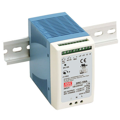 Picture of MEAN WELL DRC-100A 100W Single Output Power Supply Battery Charger