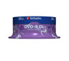 Picture of Verbatim 43757 DVD+R 8X DL Matt Silver 25 Pack