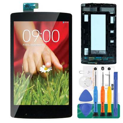 Picture of for LG G Pad X 8.3" VK815 LCD Display for LG VK815 Screen Replacement Kits for LG VK815 Tablet Touch Screen Digitizer Assembly Replacement with Frame Black
