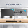 Picture of Desky Eco Dual Monitor Stand for Desk - Adjustable Dual Monitor Mount - Up to 32'' Dual Monitor Arm Desk Mount - Double Monitor Stand for 2 Monitors - VESA Mount Compatible Monitor Arms - Black Steel