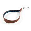 Picture of 4V Design Tuscany Medium Handmade Leather Wrist Strap for Compact Cameras, Brown/Cyan (1MS01SVV2330)