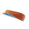 Picture of 4V Design Tuscany Medium Handmade Leather Wrist Strap for Compact Cameras, Brown/Cyan (1MS01SVV2330)