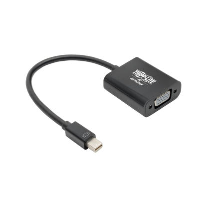 Picture of Tripp Lite Mini DisplayPort 1.2 to VGA Adapter Converter Active 1920 x 1200, 1080p Black mDP to VGA (P137-06N-VGAV2B)