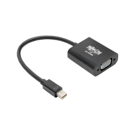 Picture of Tripp Lite Mini DisplayPort 1.2 to VGA Adapter Converter Active 1920 x 1200, 1080p Black mDP to VGA (P137-06N-VGAV2B)