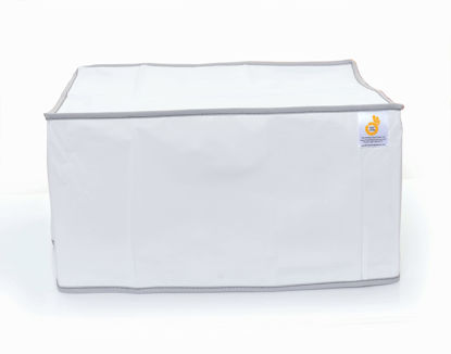 Picture of Perfect Dust Cover Nylon Cover Compatible with xTool P2S and xTool P2 55W Desktop CO2 Laser Cutters, Anti Static and Waterproof Cover WITH OPENING IN THE BACK FOR THE EXHAUST PIPE (White)
