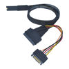 Picture of LetLinkSo PCIe 5.0 M.2 to U.2 Adapter, M.2 to SFF-8639 U.2 NVMe SSD Cable with 15Pin Power, 1.6ft (50cm)