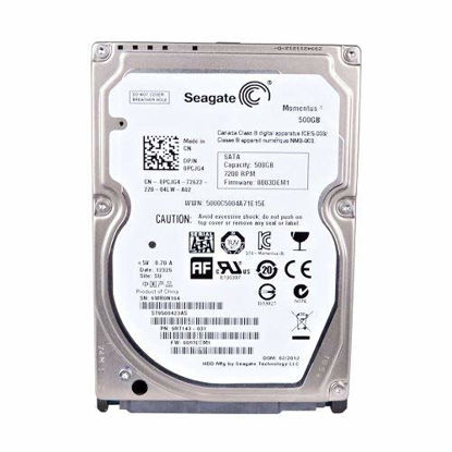 Picture of Seagate Momentus 7200.4 500GB SATA/300 7200RPM 16MB 2.5" Hard Drive (Certified Refurbished)