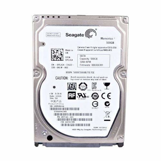 Picture of Seagate Momentus 7200.4 500GB SATA/300 7200RPM 16MB 2.5" Hard Drive (Certified Refurbished)