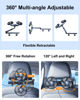 Picture of DICMKY Dual Head Car Cooling Fan for Back Seat with Extension Long Arm, 5V Usb Powered Car Seat Headrest Fan for Baby Rear Facing 360°Rotatable, Summer Car Accessories Cooler for Sedan Suv Rv Truck