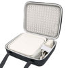 Picture of rokeblau Hard Carrying Storage Case For XGIMI Elfin Flip 2024 New Projector & Multi-Angle Projector Stand, Waterproof, Shock-proof with Separate Space (black hard case)