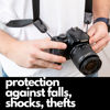 Picture of Camstrap Voyager - Ultra-Light Hands-Free Camera and Binocular Strap Compatible with Canon, Nikon, Sony and DSLR SLR Cameras-Black, Ideal for Travel, Hiking, Walking, and Outdoor Sports